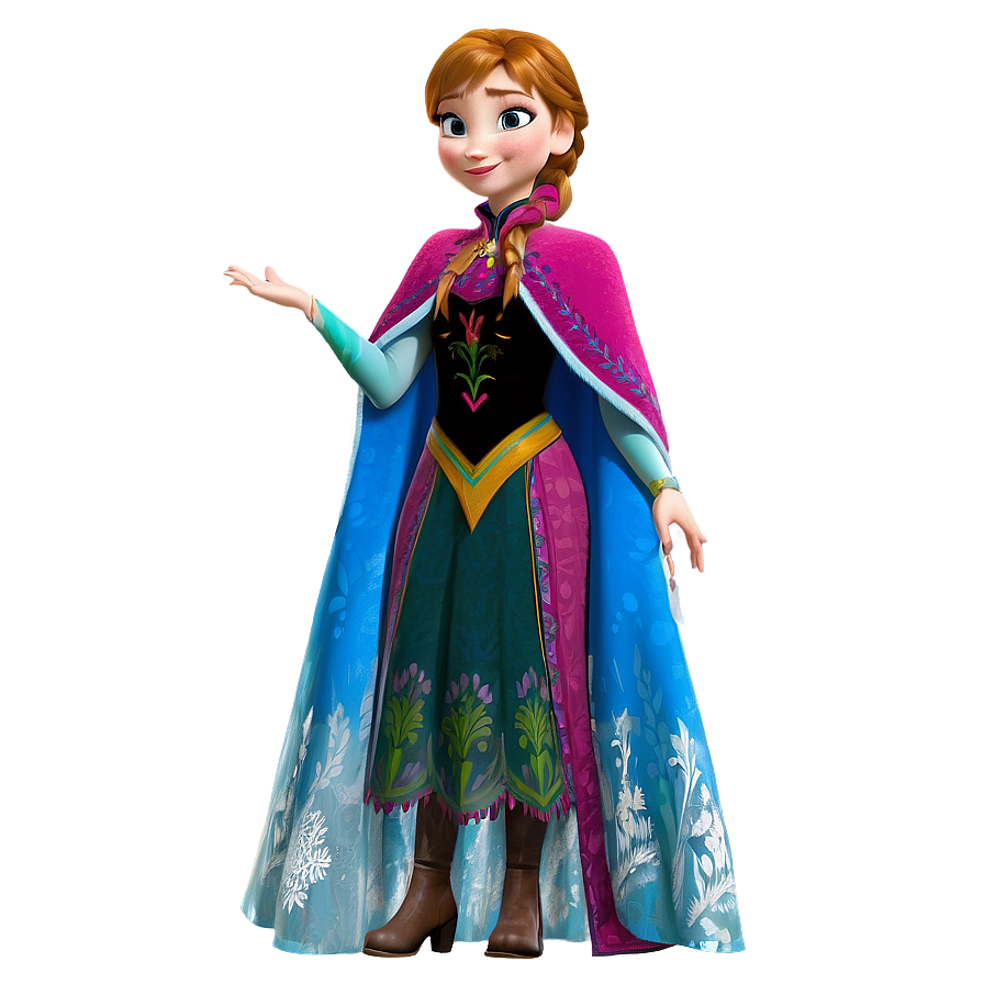 Frozen Anna Elegant Pose Png Lsw