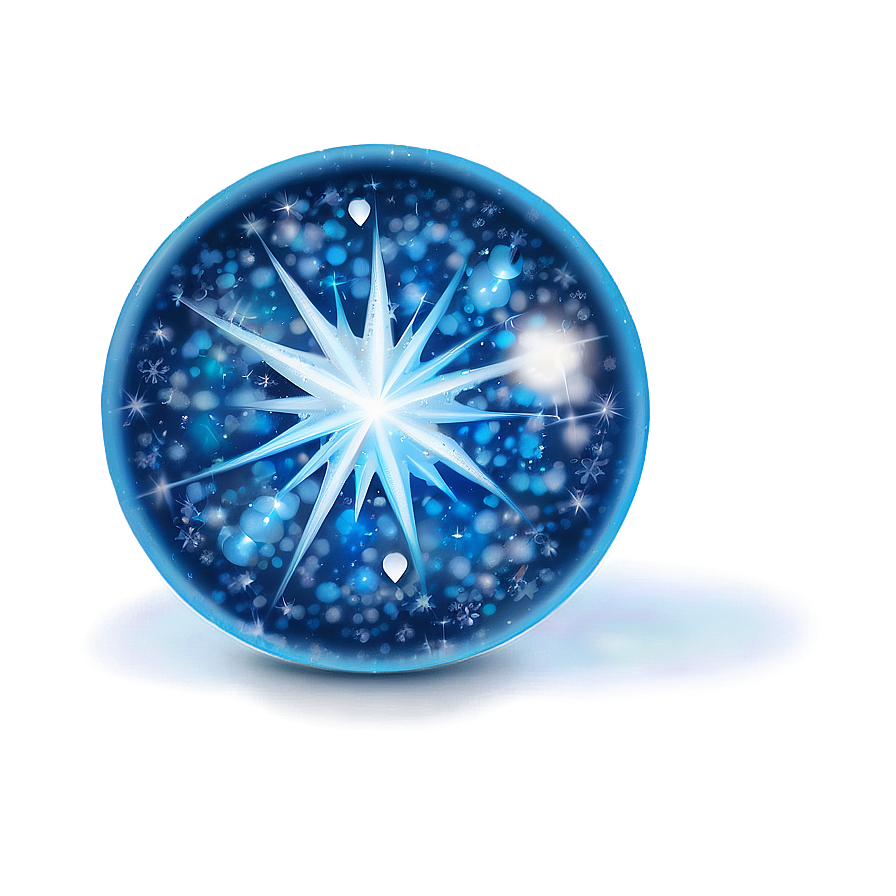 Frozen Blue Sparkle Png 54