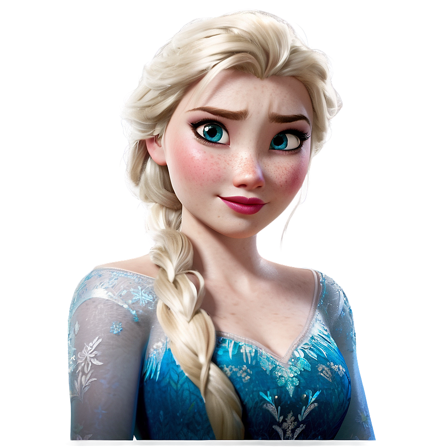 Frozen Elsa Portrait Png Bxo74