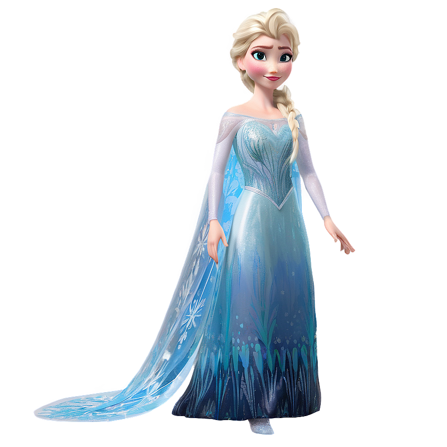 Frozen Elsa's Snow Queen Gown Png 51