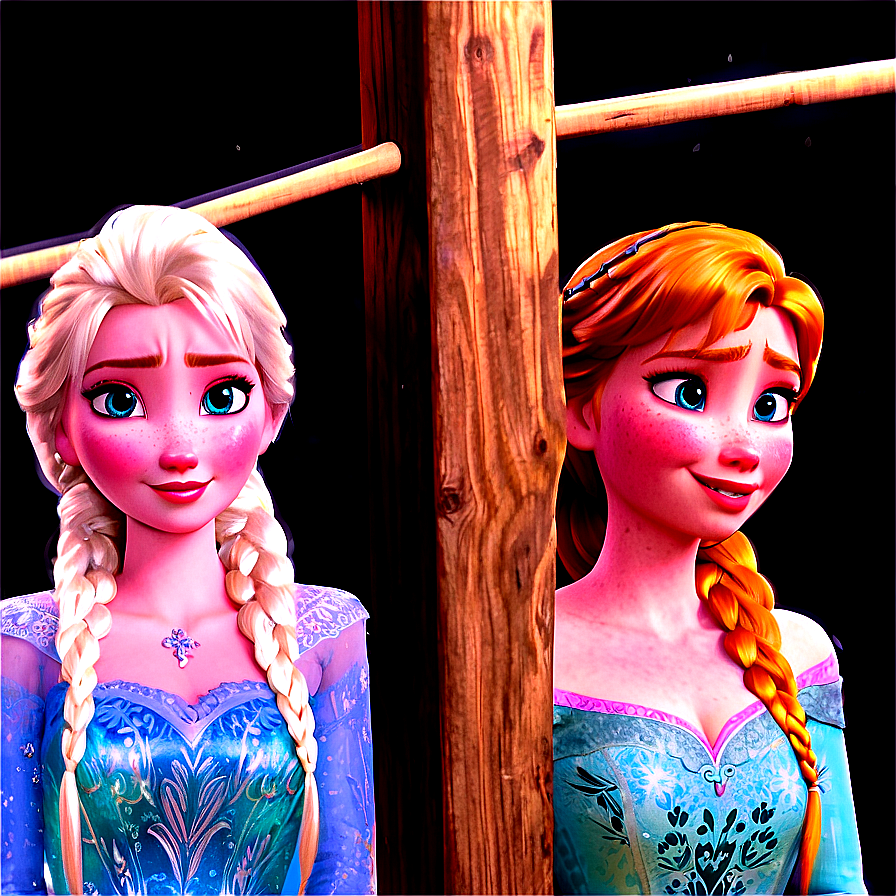 Frozen Sisters Elsa And Anna Png Qqa92