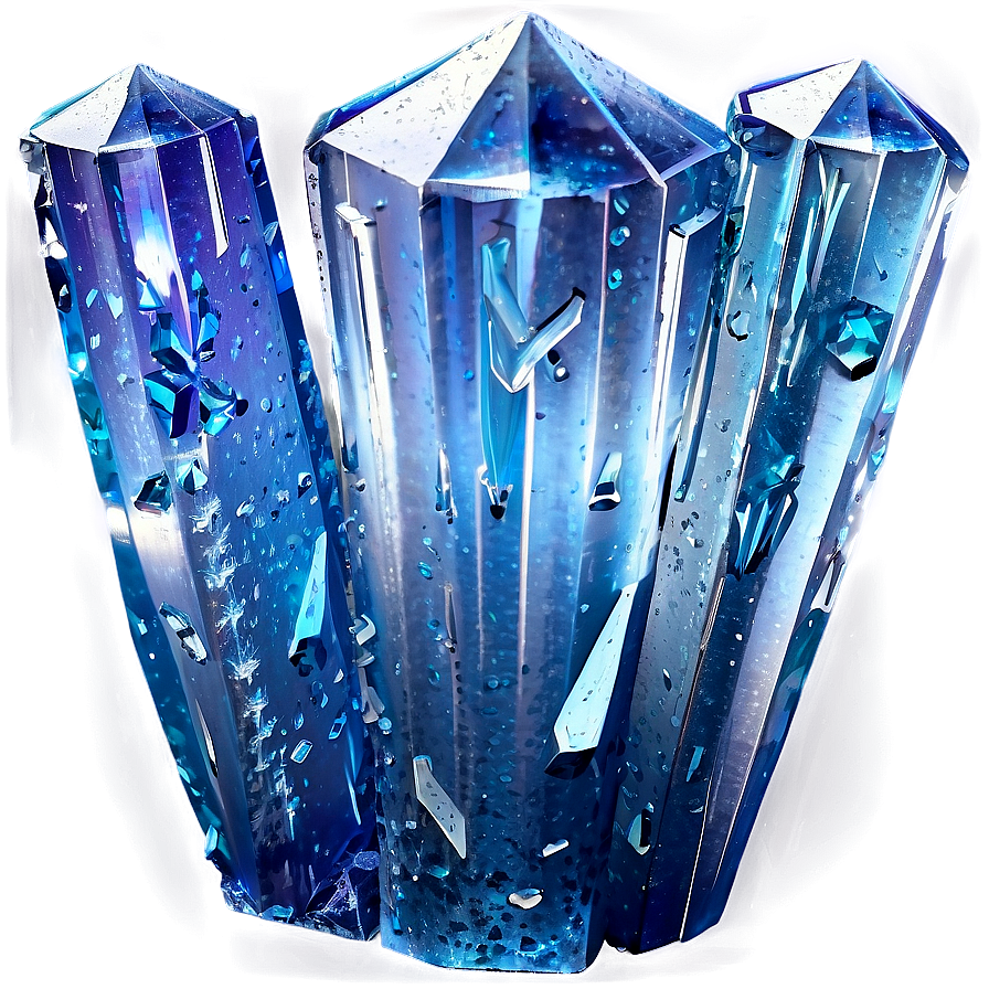 Frozen Stardust Crystals Png 06272024