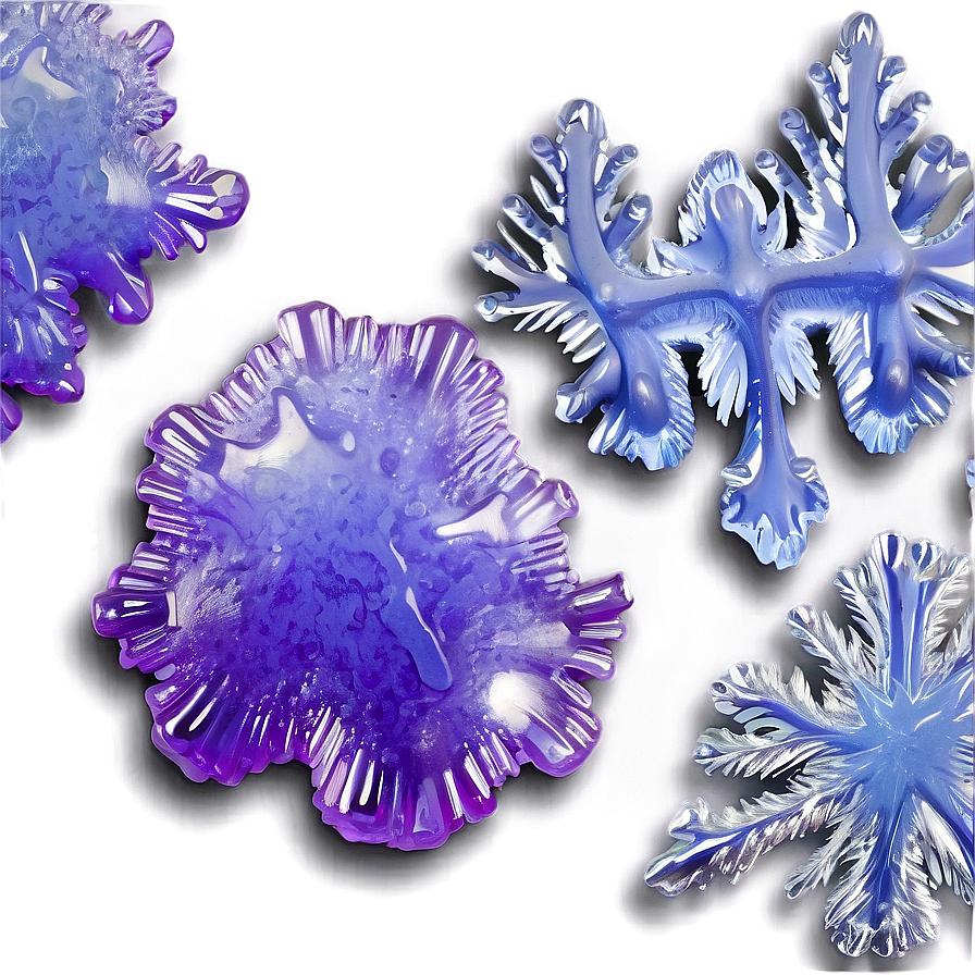 Frozen Violet Ice Crystals Png 06202024