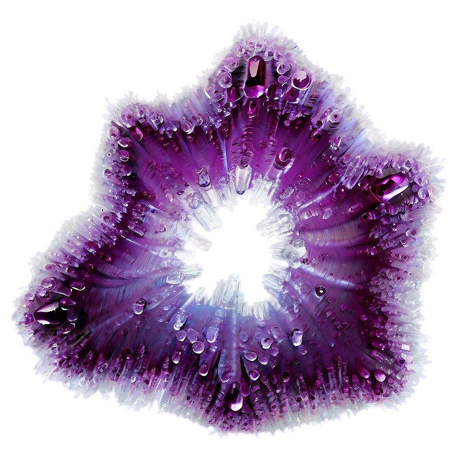 Frozen Violet Ice Crystals Png Lod