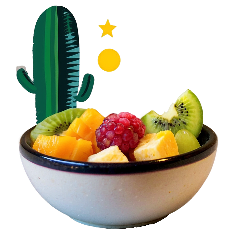 Fruit Salad Morning Bowl Png Bxu