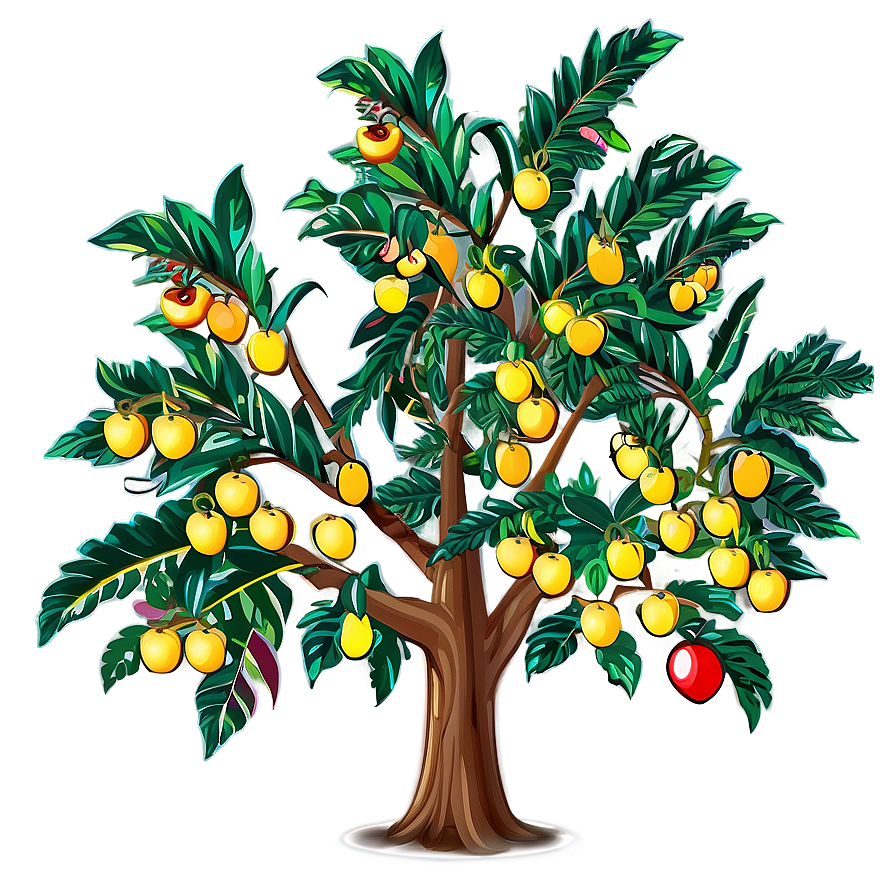 Fruit Tree Drawing Png 16