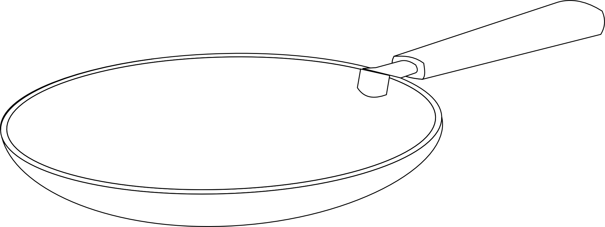 Frying Pan Vector Illustration