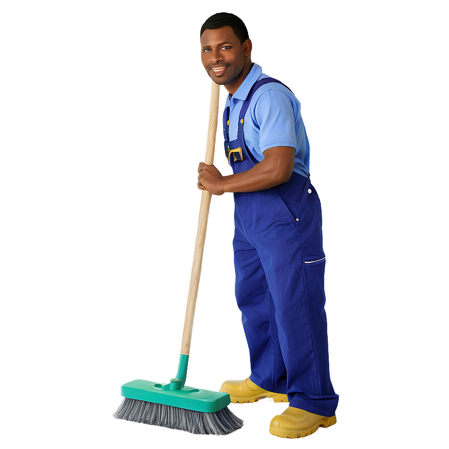 Full Body Janitor Png 06242024