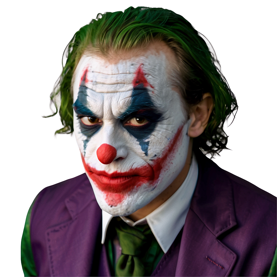 Full Face Joker Makeup Png Whp69