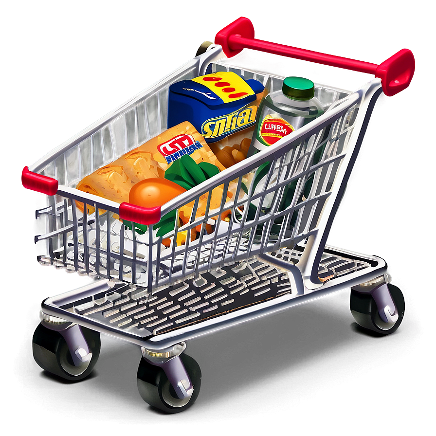 Full Grocery Cart Png 14