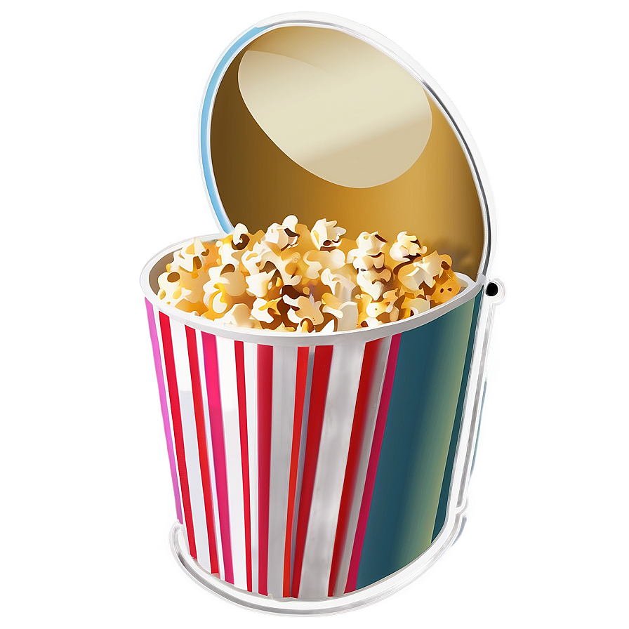 Full Popcorn Bucket Ready-to-eat Png Ovc