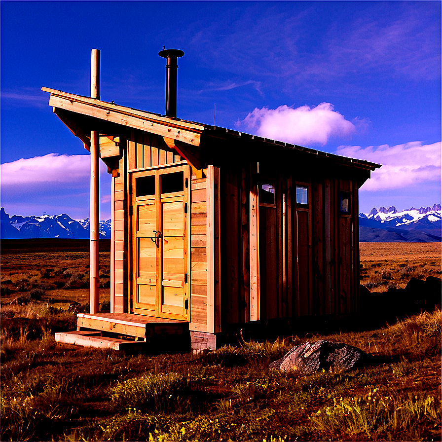 Functional Backcountry Outhouse Png Laj40