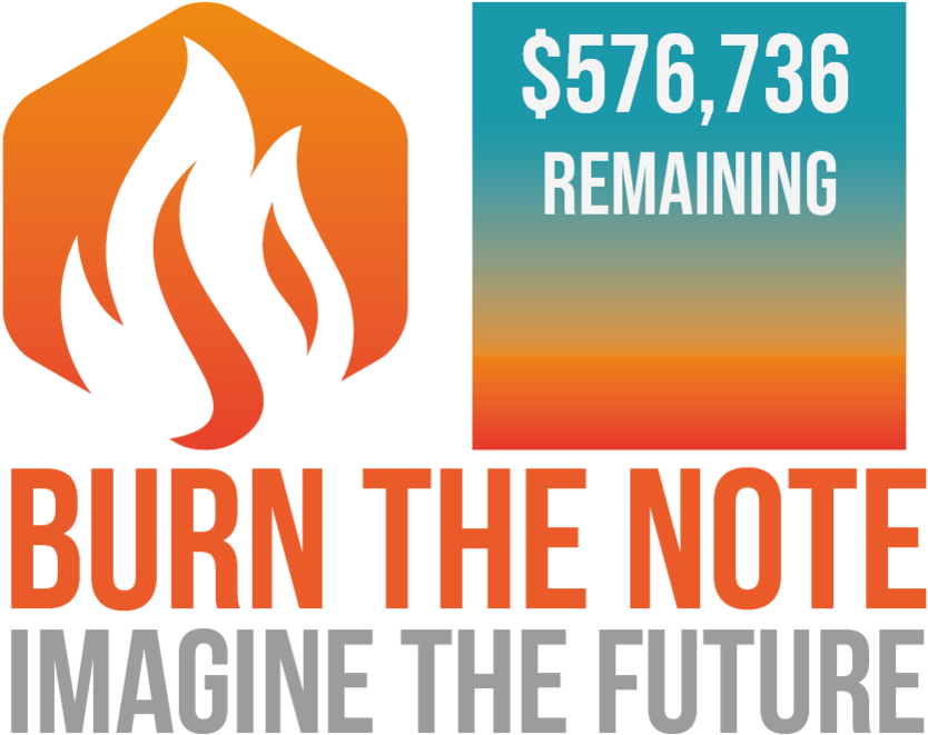 Fundraising Goal Flame Graphic