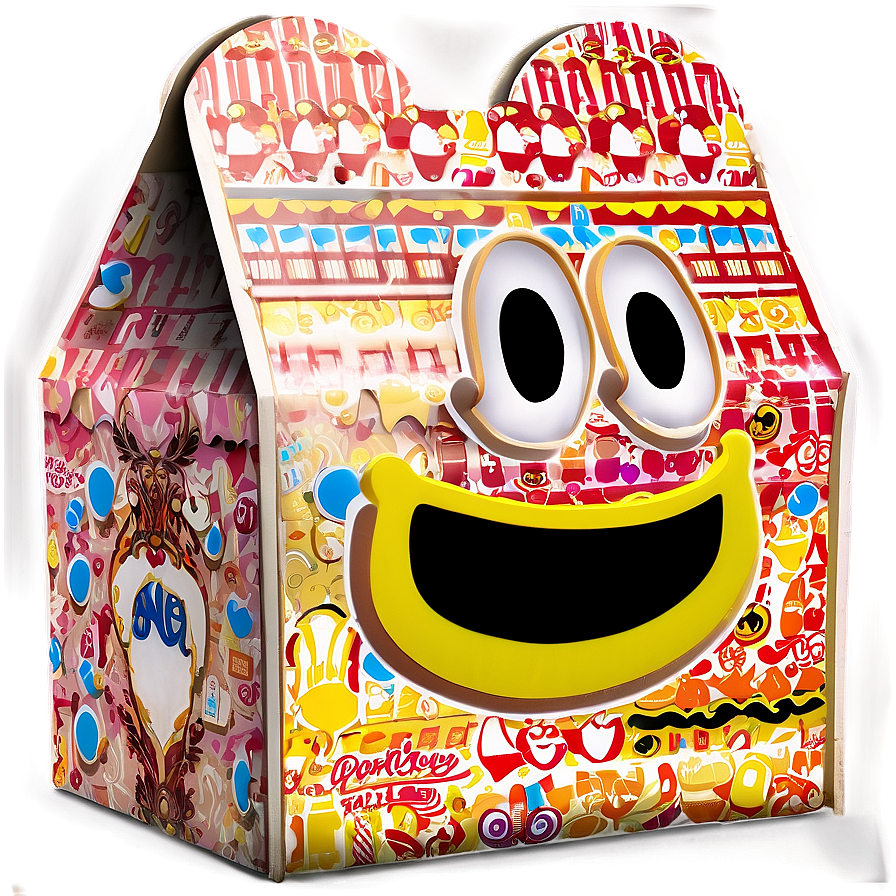 Funky Happy Meal Box Art Png 06212024