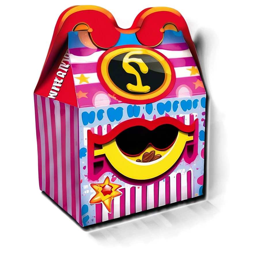 Funky Happy Meal Box Art Png 96