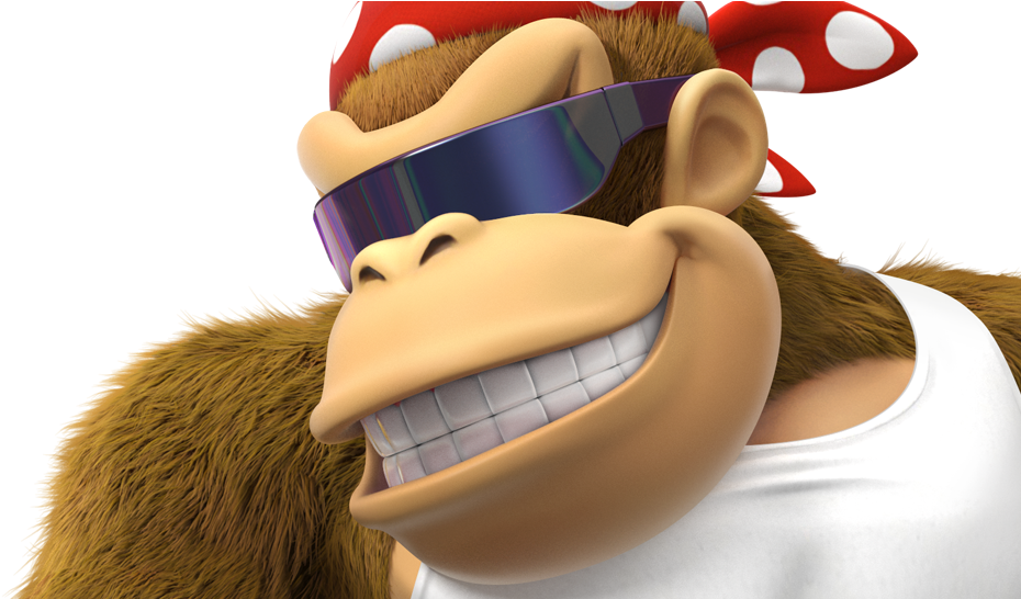 Funky Kong Smiling Close Up