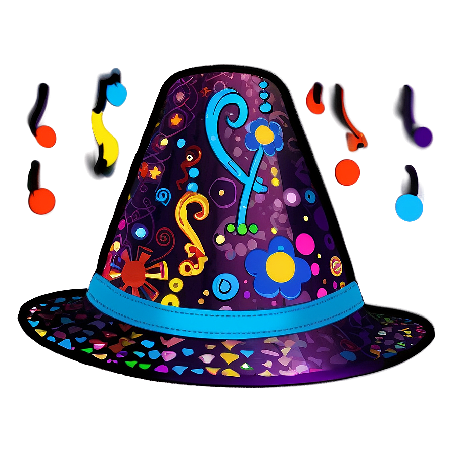 Funky Lets Glow Crazy Party Hat Png 06292024