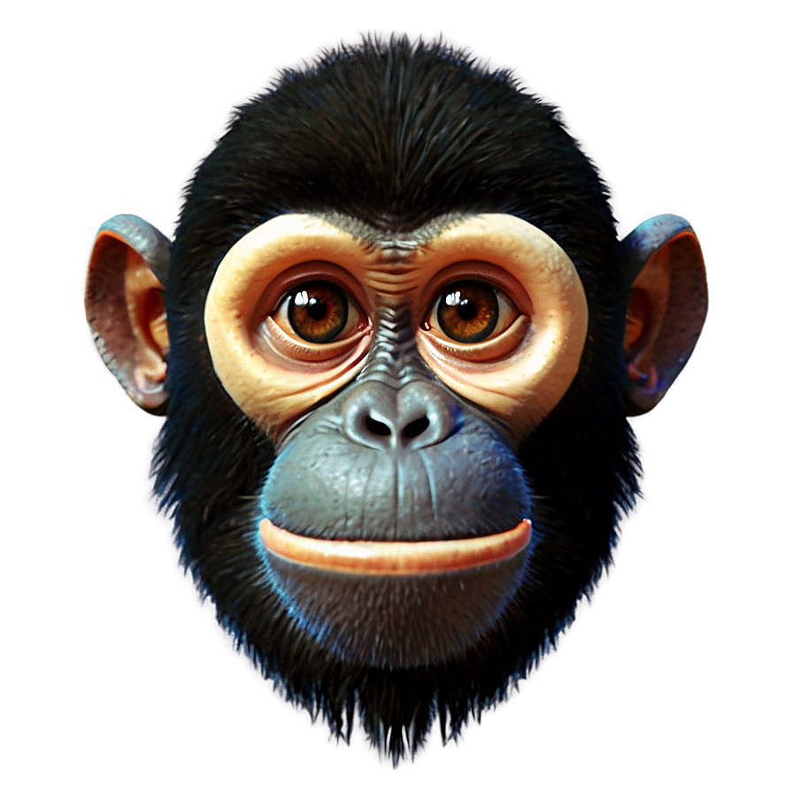 Funky Monkey Face Png Lfy20