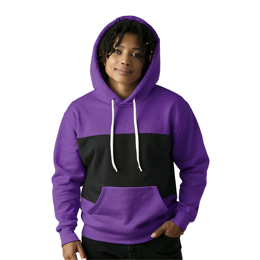 Funky Purple Hoodie Design Png Qit