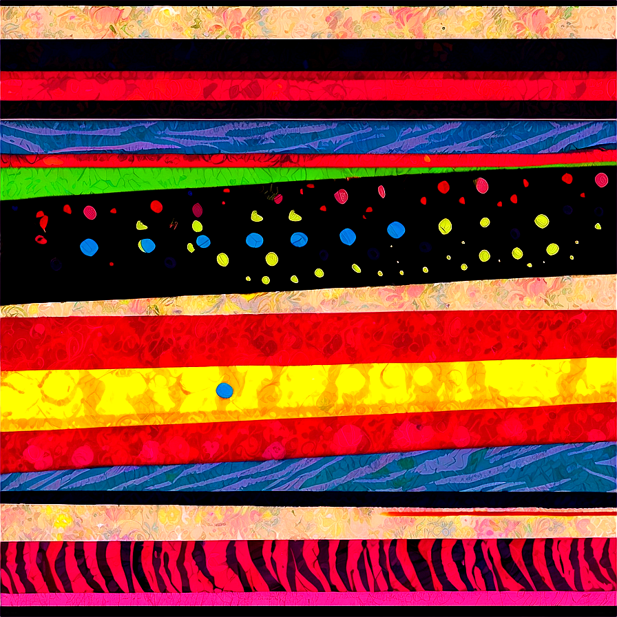 Funky Stripes Art Png Cnq