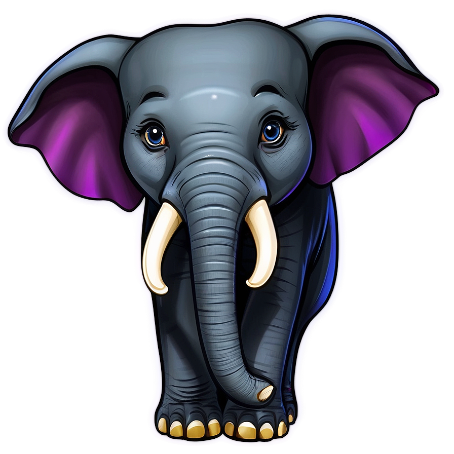 Funny Elephant Cartoon Png 06272024