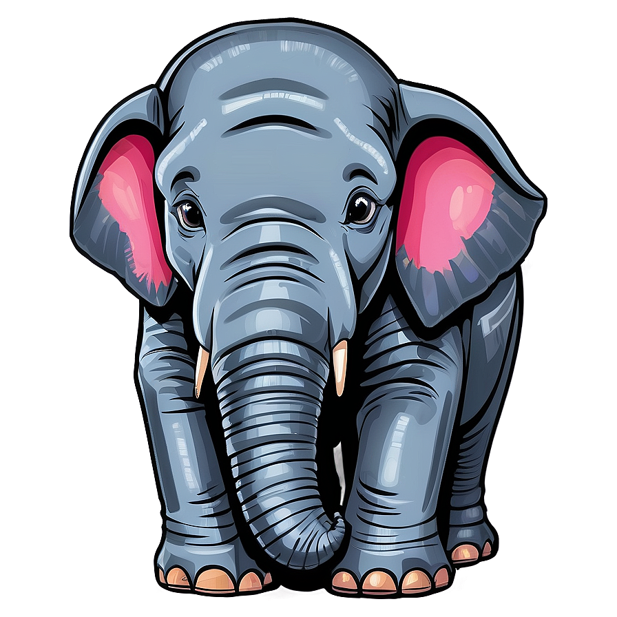 Funny Elephant Cartoon Png Dhp46