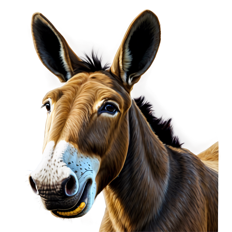 Funny Mule Drawing Png 06292024