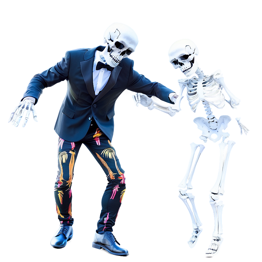 Funny Skeleton Dance Png 3