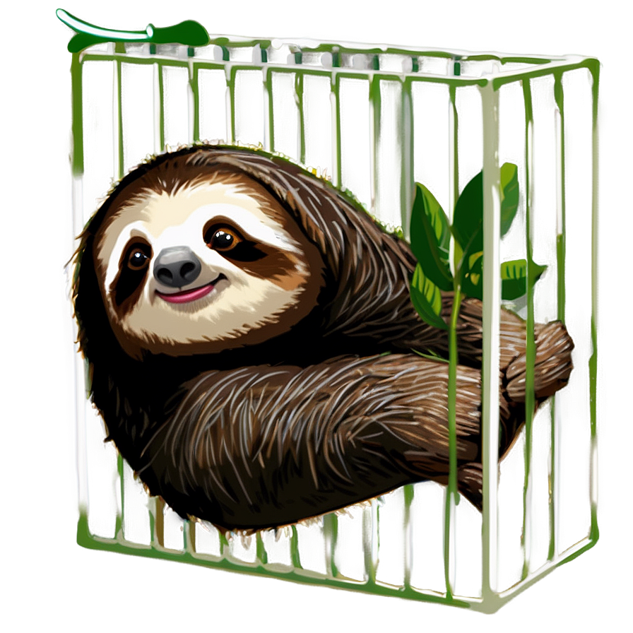 Funny Sloth Png Vvp