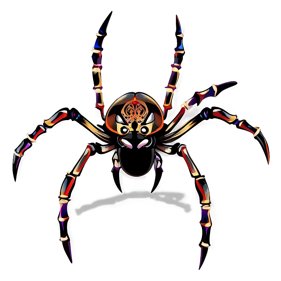 Funny Spider Illustration Png 06272024