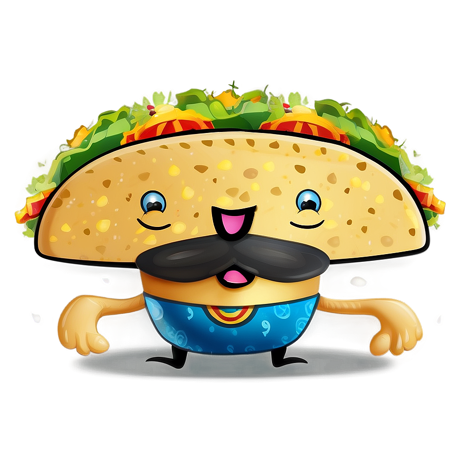 Funny Taco Clipart Png 06262024