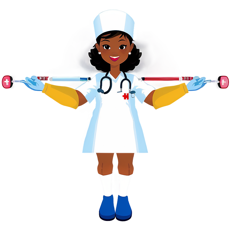 Future Nurse With Syringe Png Aox