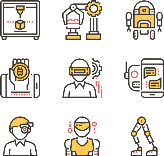 Future Technology Icons Set