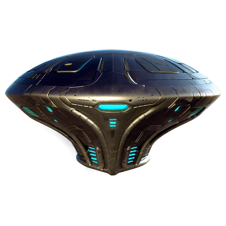 Futuristic Alien Vessel Png Hpf