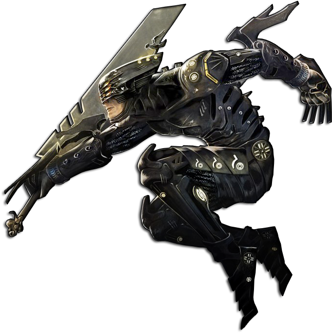 Futuristic Armored Soldier Flying