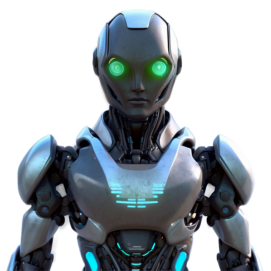 Futuristic Bot Character Png Yqs