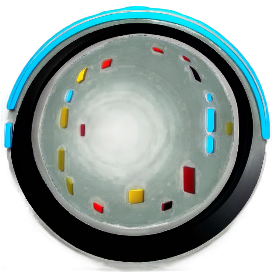 Futuristic Circle Graphic Png 04302024