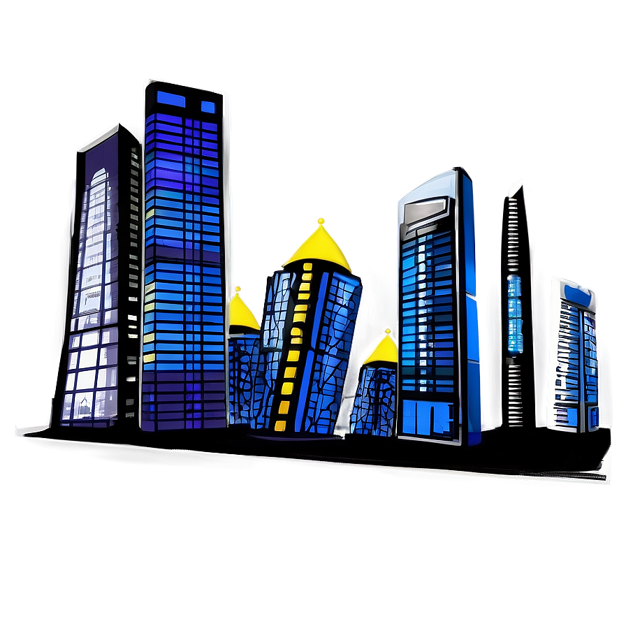 Futuristic City Concept Png 40