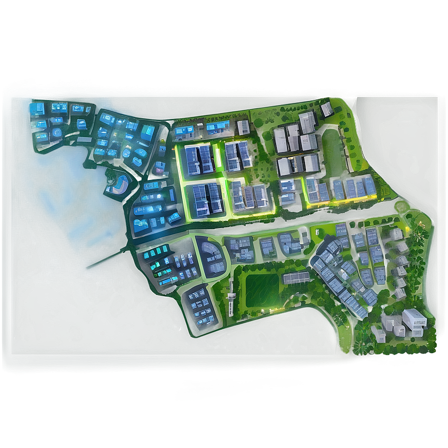 Futuristic City Map Png 06242024