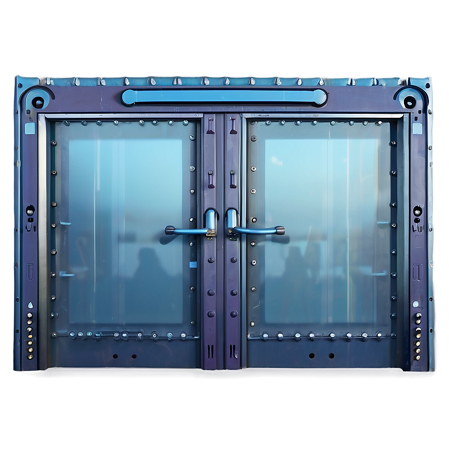 Futuristic Clear Door Png 06292024