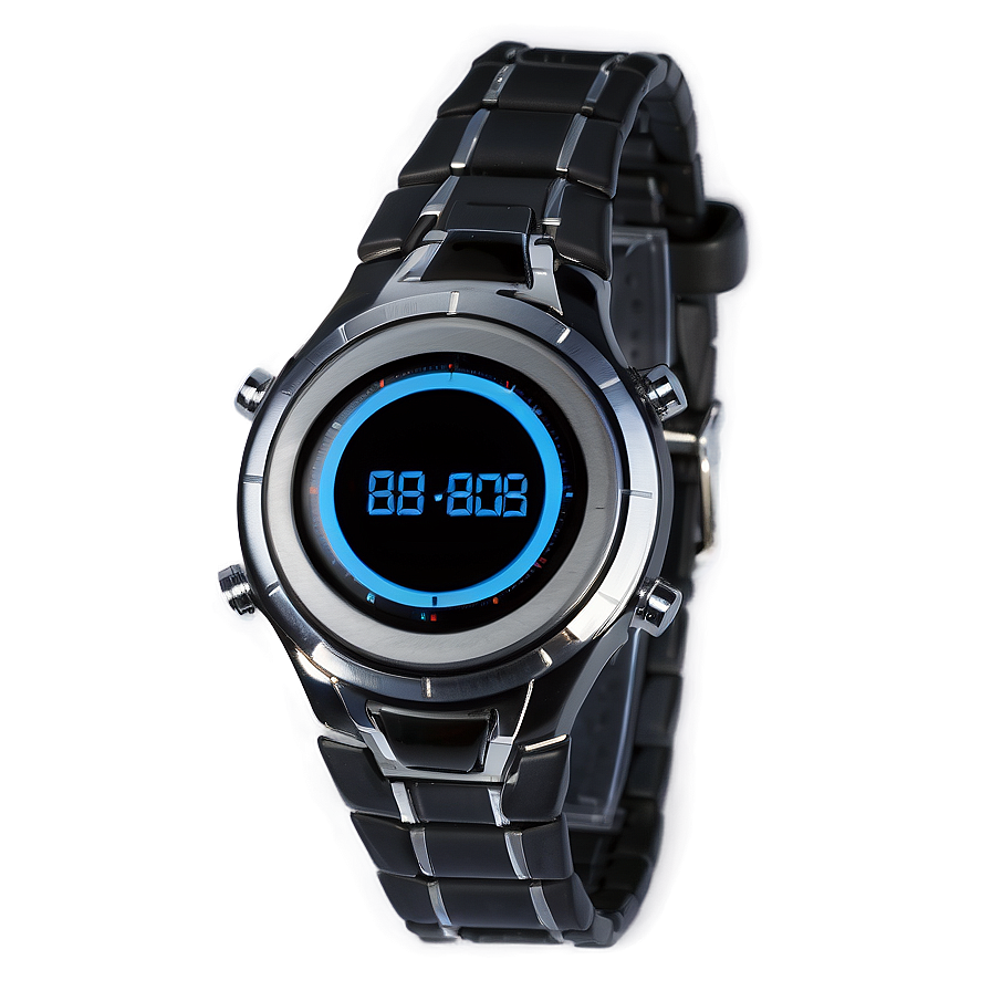 Futuristic Digital Watch Png 06242024