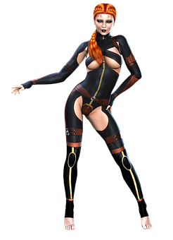 Futuristic Female Character Costume