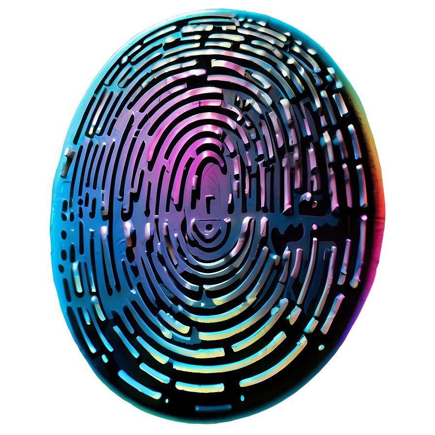 Futuristic Fingerprint Scan Png Olt67