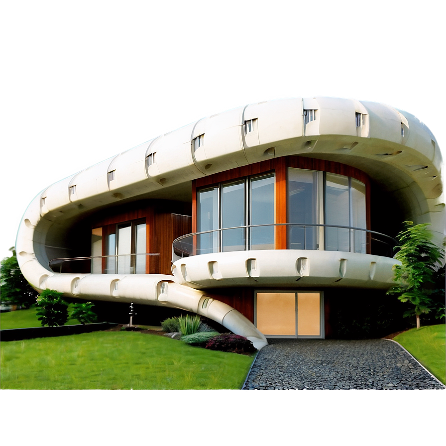 Futuristic Houses Png Bkg