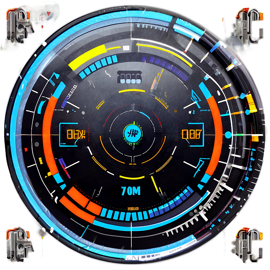 Futuristic Hud Graphic Png Jqp