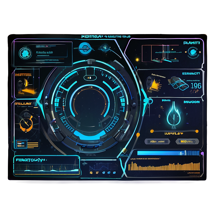 Futuristic Hud Graphic Png Wdd