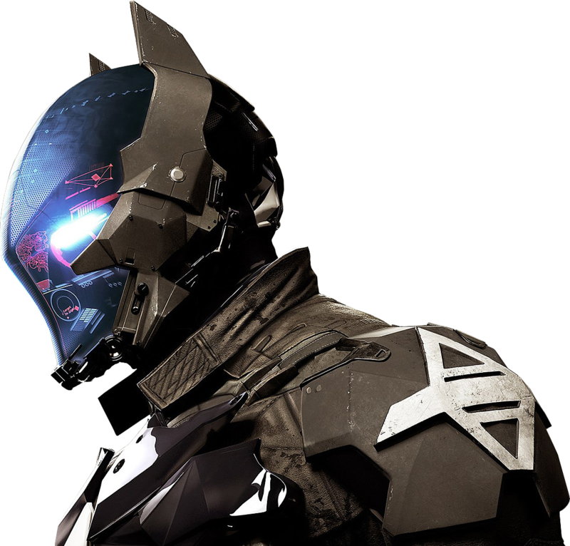 Futuristic Knight Helmet Profile