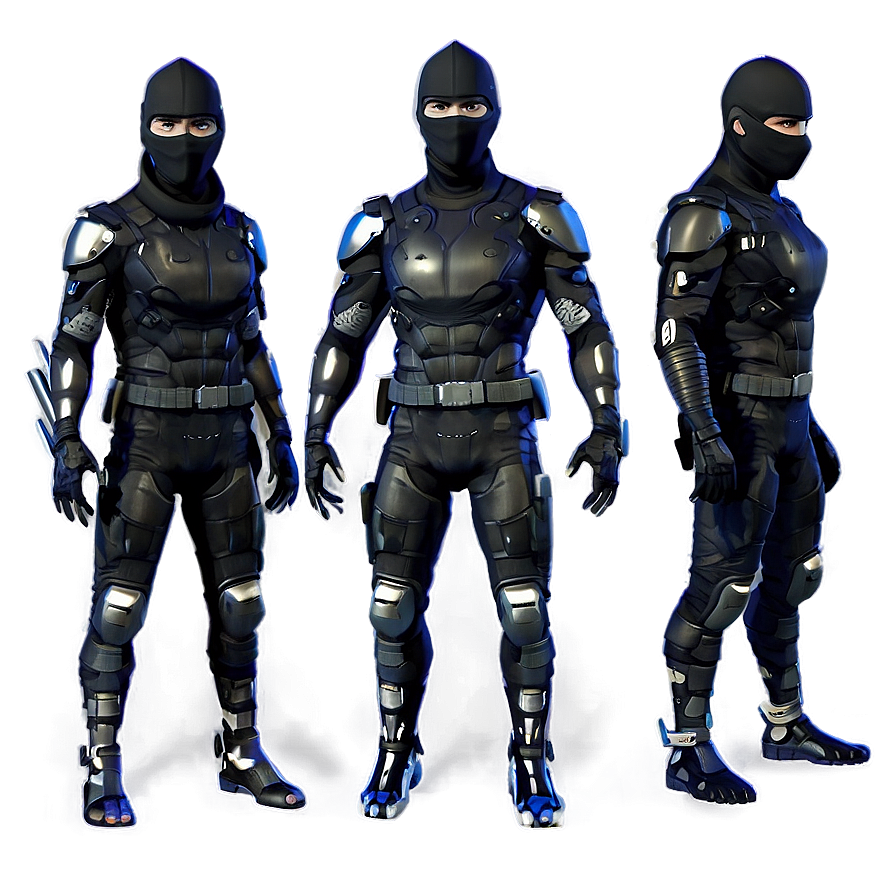 Futuristic Ninja Png 06112024