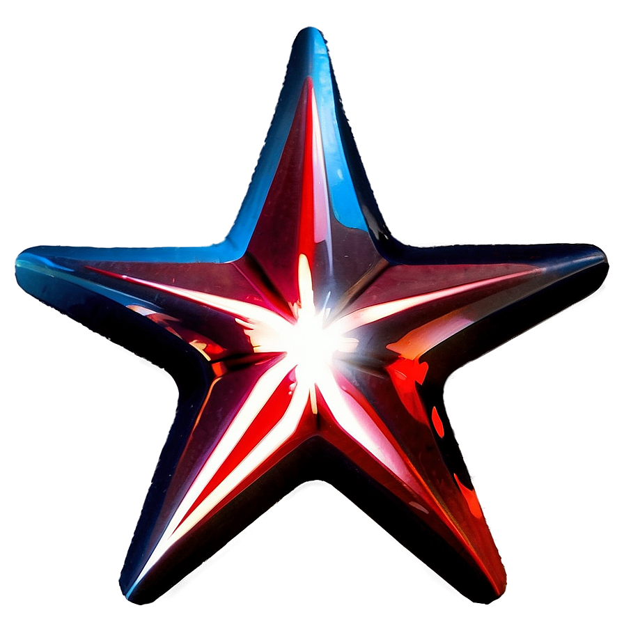 Futuristic Red Star Png 57