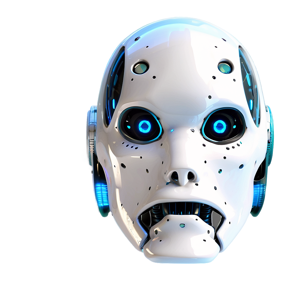 Futuristic Robot Head Png 31